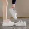 Nuevas Zapatillas Blancas Estilo Coreano Ins para Estudiantes Femeninas Otoño 2026, Zapatos Deportivos Casuales de Suela Gruesa para Aumentar la Altura Fb2026-10