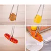 Par Individual de Palillos de Acero Inoxidable de 23 cm, Palillos Antideslizantes de Hilo Retorcido, Cuadrados Lisos, Resistentes a Altas Temperaturas, Exquisitos para Uso Doméstico