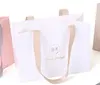 Bolsa Boutique de Joyería Bolsa de Joyería de Gama Alta Bolsa de Papel de Protección Ambiental Bolsa de Papel Pequeña de Moda Papel Especial Cuerda Adhesiva Personalización