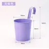 Ganchos Metálicos para Colgar en Balcón para Macetas, Macetas Colgantes de Hierro Forjado para Plantas de Colores, Suculentas y Flores, Ganchos de Cubo Metálicos