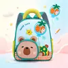 Mochila Infantil para Jardim de Infância, Pequena Mochila de Desenho Animado, Respirável e Leve, para Meninos e Meninas de 3-5 Anos