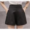 Versátiles Shorts de Verano Finos Casuales Talla Grande Forma de Pera de Cintura Alta Diseño Adelgazante Modernos de Pierna Ancha para Mujer
