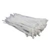Abraçadeiras de Nylon Autotravantes, Abraçadeiras Brancas, Clips de Fixação para Fios, Tiras Plásticas de Amarração, Abraçadeiras de Alta Resistência Padrão Nacional