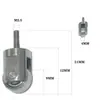 Sensor de palpador de rodillo medidor de espesor indicador de dial polea rodillo palpador rodamiento rosca M2.5