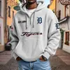Sitio Web Independiente Transfronterizo Moda Masculina Nueva Más Vendido Bolsillo Múltiple Cremallera Nueva Sudadera Comercio Exterior Sudadera de Moda Serie NFL