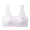 Ropa interior sin costuras para niñas de secundaria, sujetador tipo camisola cómodo y sin aros para niñas durante su período de crecimiento, previene la protrusión