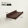 Estante de Pared de Madera Maciza para Sala de Estar, Comedor, Dormitorio, Estante Decorativo para Pared de Fondo Montado en la Pared, Estante Recto para Uñas
