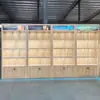 Vitrina para Té, Madera Maciza Retro, Cerámica, Tetera de Arcilla Púrpura, Vajilla de Jade, Vitrina Antigua, Gabinete para Tabaco y Vino, Estante de Almacenamiento para Sala de Té