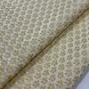 Tejido jacquard con relieve de pequeñas flores amarillas, textura cóncava-convexa tridimensional fresca, tejido para vestido de equipaje hecho a mano.