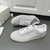 Sapatos casuais masculinos BORBOTIE, nova coleção primavera/outono 2026, tênis de corrida com cadarço em couro camurça de vaca BC
