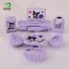 Mobiliario de Miniatura de Dibujos Animados Set de Muebles Mini Sala de Estar Decoración de Habitación Accesorios de Muebles Resina