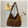 Bolso bandolera Yuezi para mujer, Bolso mensajero de lona literario de gran capacidad, Bolso deportivo casual ligero, Bolso estilo perezoso para estudiante