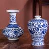Vaso Cerâmico de Jingdezhen Decalque Moldura Antiga Vaso Decorativo Cerâmico Sala de Estar Cerâmica Vaso de Cerâmica