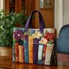 2026 Sitio Independiente Transfronterizo Amazon Bolso Tote Acolchado Nuevo Estampado Digital Bolso de Algodón Casual para Viajero