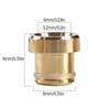 Tapa con Solapa para Cigarrillo Fino Adaptador Universal de Cigarrillo Grueso a Fino Macho y Hembra Pipa para Cigarrillo Fino Hookah Accesorios de Solapa para Cigarrillo