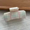 Novo Presilha de Cabelo Quadrada Impressa em UV Dia dos Namorados Macaron, Piranha Doce em Formato de Coração, Acessório de Cabelo Versátil Presilha Tubarão