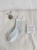 Calcetines para Mujer Felpa Felpa Blanco Encaje Otoño e Invierno Calcetines de Media Pantorrilla Lindos Estilo Japonés Retro Lunares Calcetines Largos para Mujer Estilo Universitario