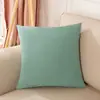 Funda de Almohada Personalizada de Color Sólido de Poliéster Estilo Nórdico Transfronteriza Cojines para Sofá de Hotel Cojines Decorativos para Sala de Estar de Alojamiento Turístico Venta al por Mayor