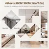 Pegatina de espejo acrílico para pared, superventas transfronteriza, espejo de cuerpo entero autoadhesivo para dormitorio y residencia estudiantil, espejo suave autoadhesivo