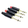 Plug de áudio de 6,5 mm de dois núcleos grandes de 6,35 mm plug de áudio para mixer plug de microfone estéreo de 6,5 mm