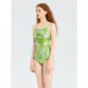 Nuevo Modelo 2026 Traje de Baño Enterizo Estampado de Alta Gama Senyeidie para Mujer, Elegante y Moderno Traje de Baño de Natación Adelgazante