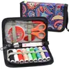 Kit de Costura Doméstico Bolsa Mini com 10 Peças Ferramentas de Costura e Reparo Multifuncionais e Convenientes Caixa de Costura Atacado de Fábrica