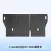 Europeo Adecuado para Fiat Fiat600 Híbrido 2024 Material 3D para Todo Clima Tpe Alfombrilla de Piso Alfombrilla de Maletero