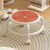 Banqueta Baixa Giratória Infantil com Rodas Silenciosas para Dormitório, Banqueta Baixa Giratória para Limpeza de Chão, Banqueta de Pedicure com Rodas, Banqueta Infantil para Aprender a Andar