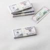 Adereços de bolso de casa de bonecas [mini modelo miniatura simulação de papel-moeda] BJD acessórios casa de bonecas comida e jogo