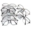 Armazón Grande para Hombre Casual de Negocios Armazón de Plástico Dorado Armazón Tr90 Simple y Versátil Armazón Redondo Retro Armazón Cuadrado Gafas de Tamaño Pequeño