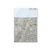 Adesivos Tomoni finos e flexíveis para nail art, novo papel de transferência vintage com alto apelo estético, adesivos de transferência de boneca de pano pequena estilo antigo