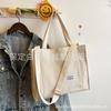 Bolso de mujer pana gran capacidad 2024 nuevo bolso de hombro dulce japonés Mori bolso de mano bandolera bolsa para el almuerzo