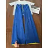 Pantalones casuales transpirables para hombre con patrón de escamas de dragón en colores contrastantes negro y rojo, pantalones deportivos finos de verano, pantalones rectos holgados estilo retro americano