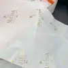Impresión Profesional, Logo Dorado, Papel de Escribir de 27g, Resistente a la Humedad y Plegable, Colores Personalizables, Papel para Empaque de Zapatos