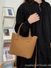 Bolsa de mão de grande capacidade Cross-Border, novo estilo de verão, bolsa de balde de seixos para sogra, bolsa simples e moderna de um ombro, bolsa transversal para mulheres