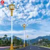 Lámpara china 6 metros 8 metros 10 metros poste medio y alto cuadrado farola municipal lámpara Magnolia combinación lámpara de paisaje lámpara china personalización