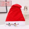 Chapéu de Natal 2024 Decorações de Natal Crianças Adultos Boneco de Neve Velho Cervo Galhadas Vermelhas Brilhantes Decoração Fantasia