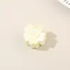 Grampo de Cabelo Flor Rosa Elegante Retrô Tamanho Pequeno e Médio para Mulheres Presilha de Tubarão para Cabelo Meio Preso de Verão Decoração Popular Transfronteiriça