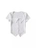 Camiseta de Verano Estilo Americano Retro Cuello Cuadrado Clavícula Manga Corta para Mujer Chicas Calientes Ajustada Adelgazante Diseño de Botones Top Corto