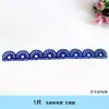 Criação Criativa de Anel de Porcelana Azul e Branca Estilo Chinês Material de Borda Adesivos de Parede Decorativos Tema de Layout de Sala de Aula de Jardim de Infância Parede