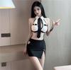 Uniforme pasional estilo universitario seducción secretaria ol uniforme cos falda profesional traje sexy juego de rol paquete de deseo puro