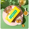 Té de crisantemo, baya de goji, semilla de casia, raíz de bardana, madreselva, osmanthus, grupo, bolsa de té triangular en caja