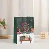 Bolsa de Regalo para el Día del Maestro Bolsa de Empaque con Texto Impreso Bolsa de Papel Kraft Bolsa de Papel para Compras Bolsa de Regalo al por Mayor