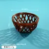 Bandeja de Chá Jogo da Velha de Bambu Estilo Chinês Prato de Lanche Doce Montanha-russa de Chá Retrô Suporte para Copo Bandeja de Mesa de Bambu