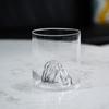 Taza de vidrio de borosilicato retro Vista de la montaña Fuji vista de montaña y río Taza de montaña taza para beber taza de té resistente al calor Taza Maestra Creativa