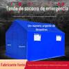 Fornecimento de barraca de topo único construção de barraca de emergência civil espessa protetor solar à prova de chuva lona galpão campo camping