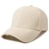 Boné de Baseball Liso Transfronteiriço para Homens e Mulheres, Chapéu de Aba Curva com Proteção Solar Ajustável, Chapéu Versátil Simples Tendência para Primavera e Verão