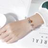 Pulsera de Moda Estilo Europeo y Americano, Pulsera Abierta Elegante y Moderna en Forma de C para Mujer, Pulsera Creativa de Aleación, Joyería con Diseño Calado