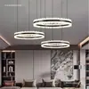 2026 Novo Modelo Lustre de Sala de Estar Estilo Italiano Luxo Leve, Minimalista Moderno Criativo Designer Luminária Circular Iceberg Proteção Ocular para Sala de Jantar