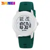 Reloj Digital Deportivo Skemi Momentmei 2218 para Hombres y Mujeres Reloj de Pareja Resistente al Agua Luminoso Multifunción